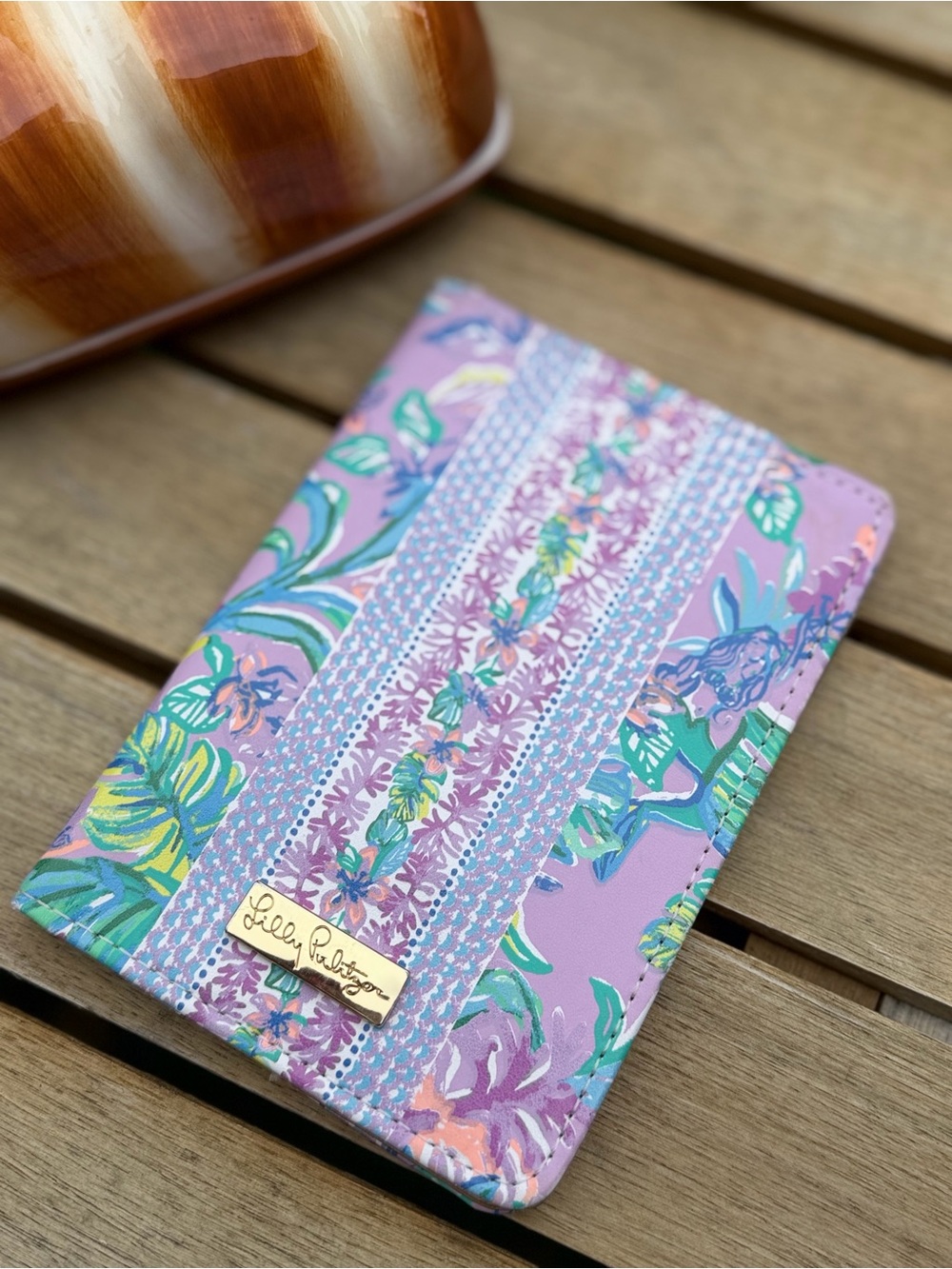 Lilly Pulitzer Mermaid Passport Wallet